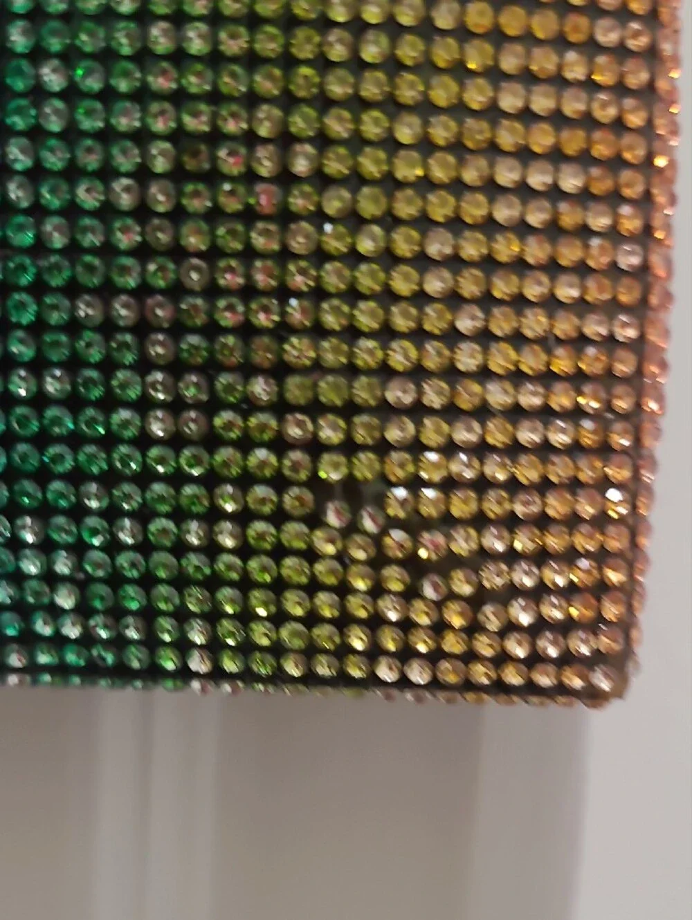 Vegan Rainbow Crystal Crossbody Bag